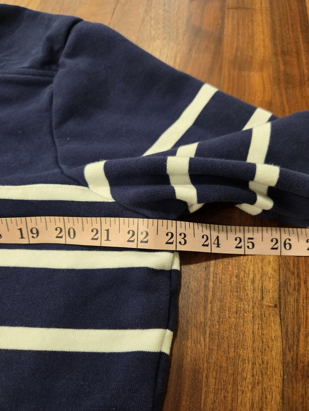 Vineyard Vines The Shep Shirt Nautical Striped Quarter-Zip Pullover Large - Picture 5 of 8